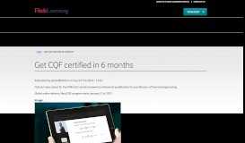 
							         Get CQF certified in 6 months - Fitch Learning								  
							    