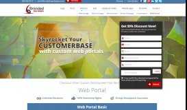 
							         Get Custom Web Portals for Your Customized Web Needs l ...								  
							    