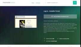 
							         Get Installers.rrenovations.com news - Log in - Installer Portal								  
							    