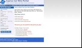 
							         Get Instant Quote - Cyprus Car Hire Portal - Car Hire in Cyprus								  
							    