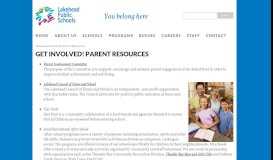 
							         Get Involved! Parent Resources | Lakehead Public Schools								  
							    