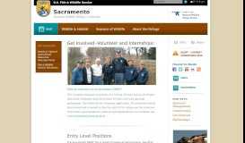 
							         Get Involved--Volunteer and Internships! - Sacramento - U.S. Fish and ...								  
							    
