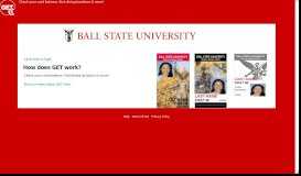 
							         GET - Login - Ball State University - Cbord								  
							    