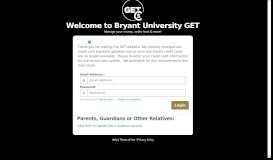 
							         GET - Login - Bryant University - Cbord								  
							    