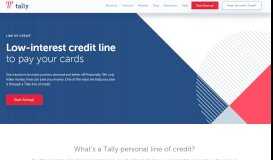 
							         Get Out of Debt Faster With Your Tally Line of Credit								  
							    