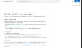 
							         Get partner support - Reseller Platform Help - Google Help								  
							    