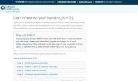 
							         Get Started on your Bariatric Journey at the Lutheran Hospital								  
							    