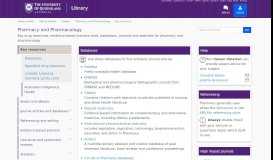 
							         Get started - Pharmacy and Pharmacology ... - UQ Library Guides								  
							    