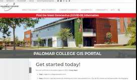 
							         Get started today! – Palomar College GIS Portal								  
							    