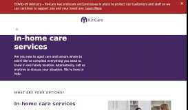 
							         Get started with in-home care services | KinCare								  
							    