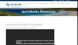 
							         Get Started with Payroll in QuickBooks - BDR Business Accountants								  
							    