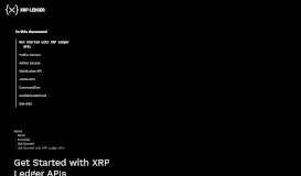 
							         Get Started with the rippled API - XRP Ledger Dev Portal								  
							    