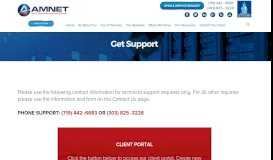 
							         Get Support - Amnet								  
							    