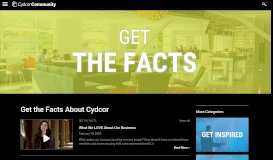 
							         Get the Facts About Cydcor | Cydcor Community								  
							    