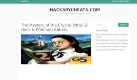 
							         Get The Mystery of the Crystal Portal 2 Hack and Cheats for Android ...								  
							    