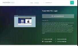 
							         Get Tradewithtvs.com news - Trade With TVS - Login								  
							    