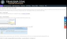 
							         Get URL of SAP portal iView - SAP ABAP development								  
							    