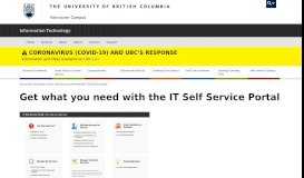 
							         Get what you need with the IT Self Service Portal | UBC Information ...								  
							    