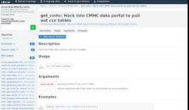 
							         get_cmhc: Hack into CMHC data portal to pull out csv tables in ...								  
							    