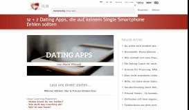 
							         Getestet: Die 19 besten Dating Apps zum Singles kennenlernen								  
							    