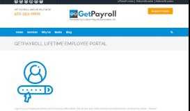 
							         GetPayroll Lifetime Employee Portal - GetPayroll								  
							    