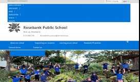 
							         Getting involved - Rosebank Public School								  
							    