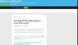 
							         Getting Office 365 Support from Microsoft - Quadrotech								  
							    