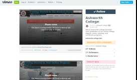 
							         Getting Started In The Student Portal in Ashworth College on Vimeo								  
							    