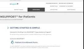 
							         Getting Started | INSUPPORT™ for Patients								  
							    