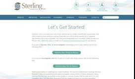 
							         Getting Started - Sterling IRB								  
							    