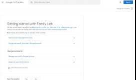 
							         Getting started with Family Link - Google For Families Help								  
							    