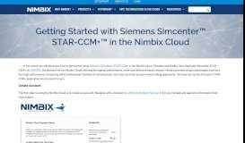 
							         Getting started with Siemens STAR-CCM+ on the Nimbix Cloud								  
							    