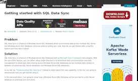 
							         Getting started with SQL Data Sync - MS SQL Tips								  
							    