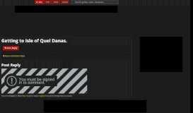 
							         Getting to Isle of Quel Danas. - WoW General - Wowhead Forums								  
							    