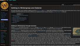 
							         Getting to Wintergrasp and Dalaran - Wowpedia - Your wiki guide to ...								  
							    