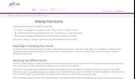 
							         Getting Your GRE General Test Scores (For Test Takers) - ETS								  
							    