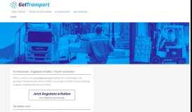
							         GetTransport.de: Das Transport-Portal mit Frachtbörse im Internet								  
							    