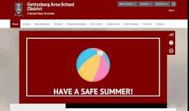 
							         Gettysburg Area School District / Homepage								  
							    