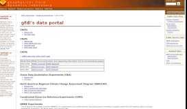 
							         GFDL's Data Portal								  
							    
