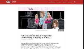 
							         GFE launcht neue Magento-Multishop-Lösung für KFG •								  
							    