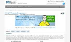 
							         GFI MAX RemoteManagement | GFIGuard.com								  
							    