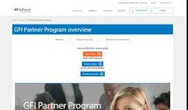 
							         GFI Partner Program overview for Partners - GFI Software								  
							    