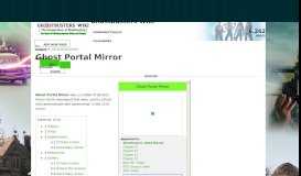 
							         Ghost Portal Mirror | Ghostbusters Wiki | FANDOM powered by Wikia								  
							    