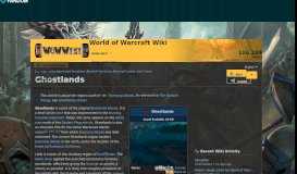 
							         Ghostlands | WoWWiki | FANDOM powered by Wikia								  
							    