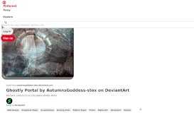 
							         Ghostly Portal by AutumnsGoddess-stox.deviantart.com on ... - Pinterest								  
							    