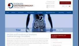 
							         GI Procedures and Services | Texarkana Gastroenterology ...								  
							    