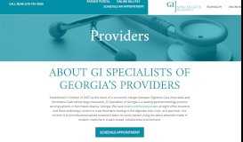
							         GI Specialists of Georgia Atlanta, GA | Providers								  
							    