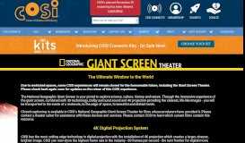 
							         Giant Screen Theater - COSI								  
							    