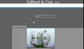 
							         gifford-and-cox | Client Portal - Gifford & Cox, LLC								  
							    