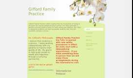 
							         Gifford Family Practice - Home								  
							    